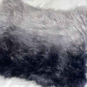 BARNEYS NEW YORK RABBIT FUR (REAL!!) SCARF NWT